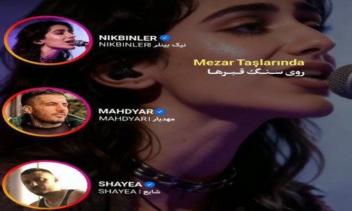 نیکبینلر امیر تتلو شایع مهدیار مزار داشلارندا